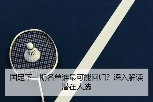 国足下一期名单谁最可能回归？深入解读潜在人选（KAIYUN SPORTS）